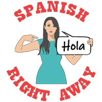 Spanish Right Away with Virginia logo